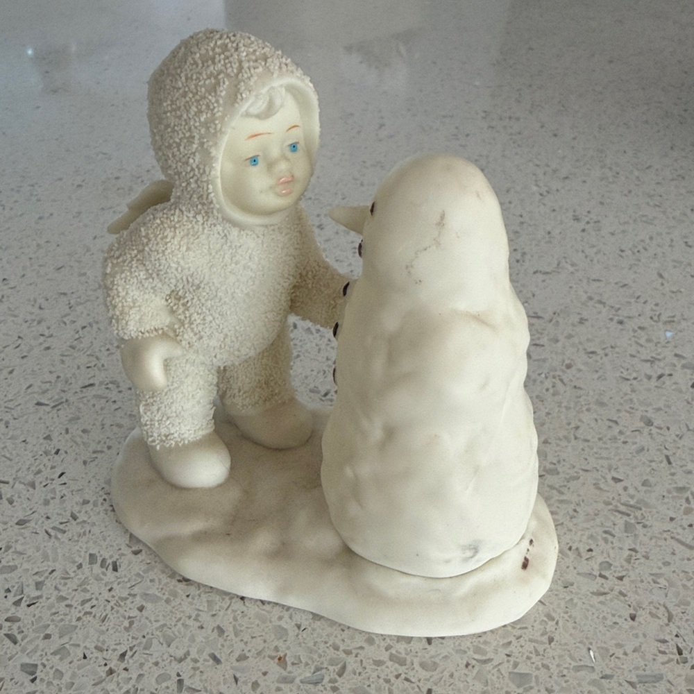 Vintage Department 56 Snowbabies “Why don’t you talk to me?”